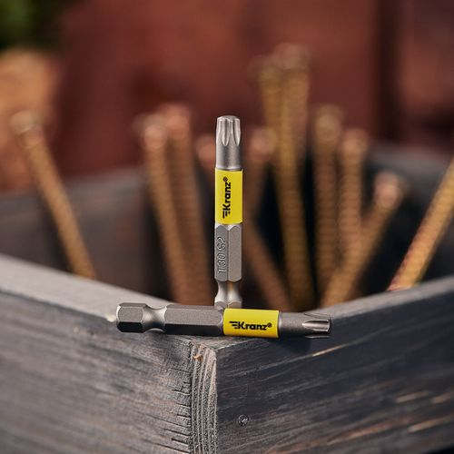 Бита для шуруповерта Torx T30х50 мм 2 шт/уп Kranz, фото