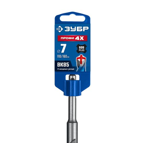 Бур SDS-plus ЗУБР 29313-160-07, крупный план