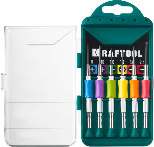 Набор отверток KRAFTOOL для часов 6 шт, изображение