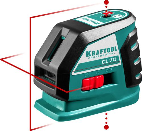 Лазерный нивелир KRAFTOOL CL-70, крупный план