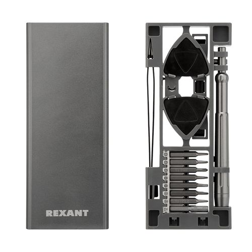 Набор отверток для точных работ REXANT XA-04, 24 предмета, изображение