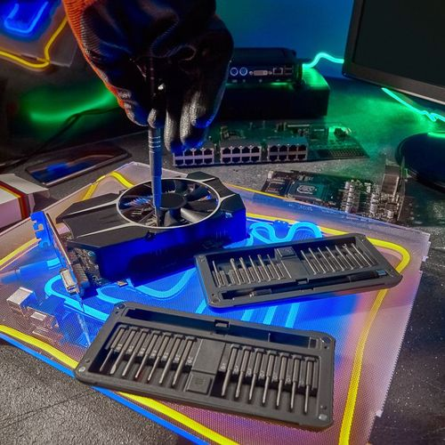 Набор отверток для точных работ RA-02, 30 предметов Kranz, фотография