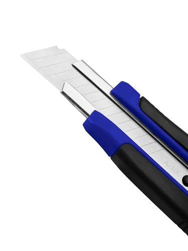 Малярный нож VERTEXTOOLS с круглым фиксатором, 18 мм 0044-18-01, изображение