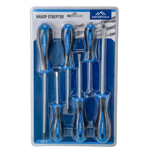 Набор отверток VERTEXTOOLS 6 предм 0061-6, вид