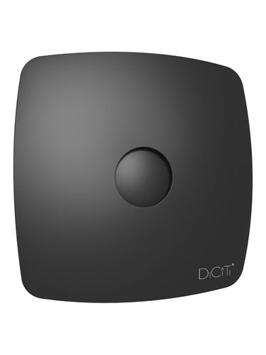 Вентилятор вытяжной DiCiTi RIO 4C MATT BLACK, крупный план