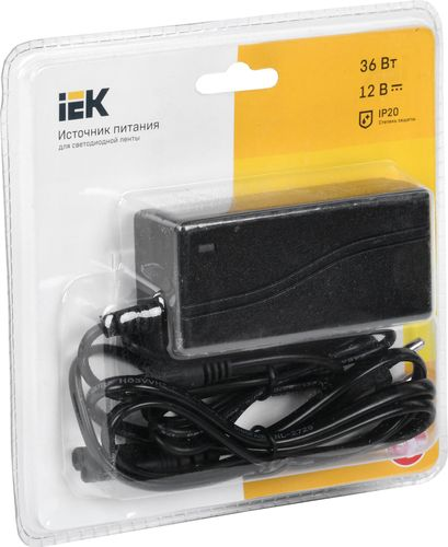 Драйвер для светодиодной ленты IEK LSP2-036-12-20-11 36 Вт 12 В 1x3 А IP20, изображение