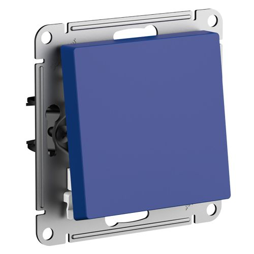 Выключатель 1-клавишный Systeme Electric Atlas Design 1712709 аквамарин, изображение
