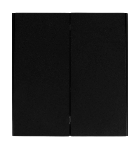 Выключатель 2-клавишный Kranz Strong KR-78-0706-5 антрацит, картинка