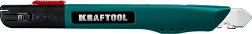 Нож универсальный KRAFTOOL с автостопом 9 мм, изображение