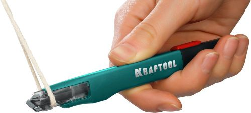 Нож универсальный KRAFTOOL с автостопом 9 мм, изображение