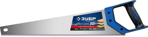 Ножовка по дереву ЗУБР 7tpi 3d 500 мм, изображение