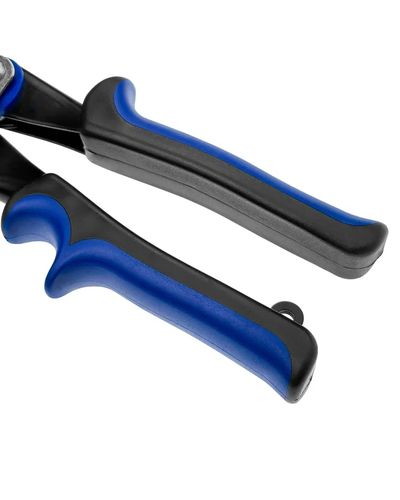Ножницы по металлу VERTEXTOOLS PROFFESSIONAL 250 мм, прямой рез 0038-01, крупный план
