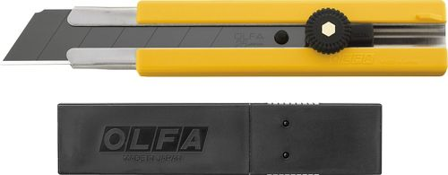 Нож универсальный OLFA + Лезвие 25 мм 5 шт, картинка