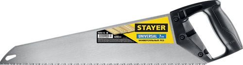Ножовка по дереву Stayer 7tpi 450 мм, картинка
