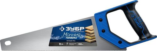 Ножовка по дереву ЗУБР 11tpi 350 мм, картинка