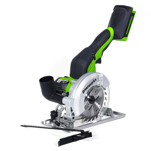 Дисковая мини пила аккумуляторная GREENWORKS G24MCS 24V1х2Ач ЗУ, детальное фото
