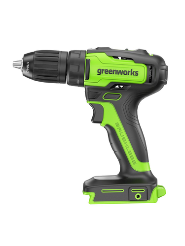 Дрель-шуруповерт аккумуляторный GREENWORKS GD24DD35 2x2Ач ЗУ, фото