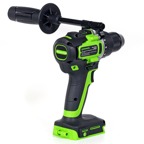 Дрель-шуруповерт аккумуляторный GREENWORKS GD24DD90 24V 2x4Ач ЗУ, изображение