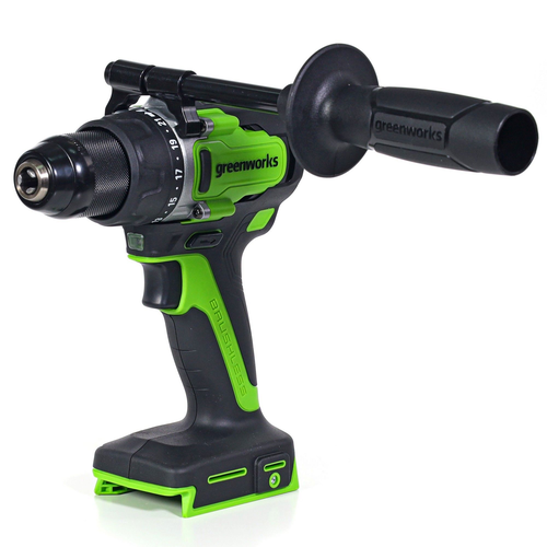 Дрель-шуруповерт аккумуляторный GREENWORKS GD24DD90 24V 2x4Ач ЗУ, изображение