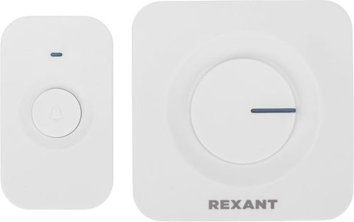 Беспроводной дверной звонок c цифровым кодированием (белый) REXANT, фотография