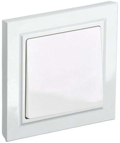 Выключатель 1-клавишный IEK BRITE BR-V10-0-10-K01-F белый, вид