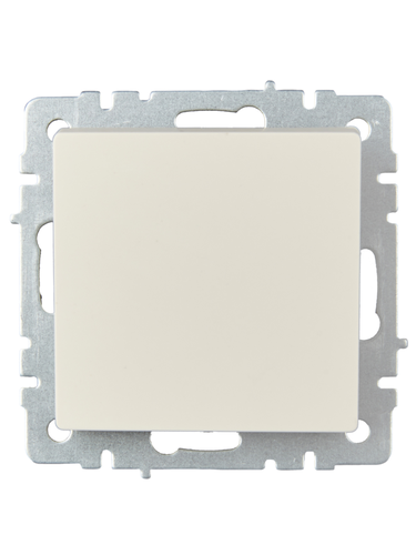 Выключатель 1-клавишный IEK BRITE BR-V14-0-10-K10 бежевый, фотография