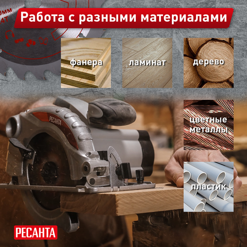 Пила дисковая РЕСАНТА ДП190/1800, вид