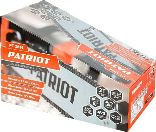 Пила бензиновая PATRIOT 2лс 40см, PT 3816, вид
