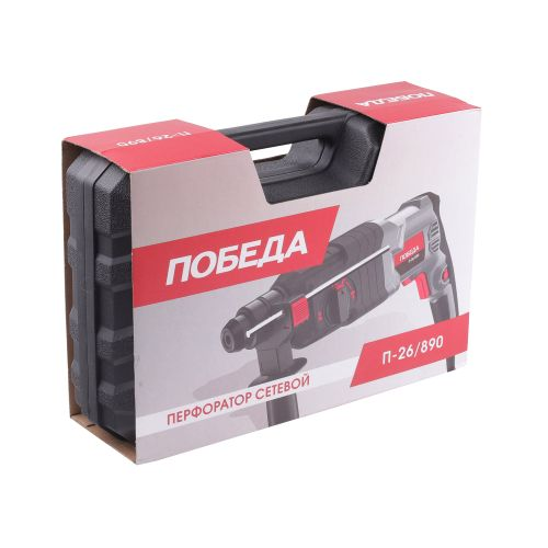Перфоратор ПОБЕДА П-26/890, SDS+, крупный план