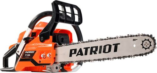 Пила цепная бензиновая PATRIOT 4,5лс с топором, PT 3816, APF-600, крупный план
