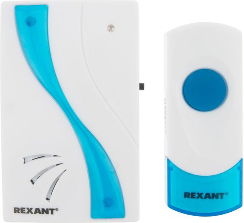 Дверной звонок REXANT RX-2 беспроводной 36 мелодий белый, детальное фото