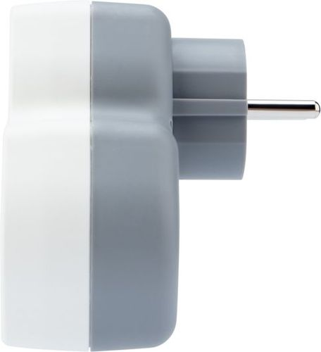 Двойник+2 USB порта REXANT белый, фотография