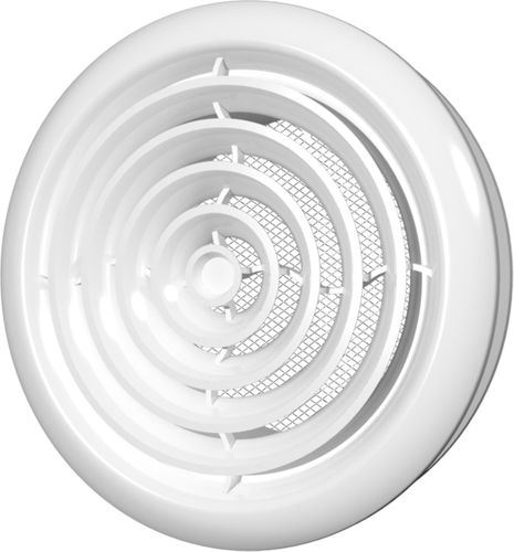 Диффузор приточно-вытяжной ERA 12,5DK пластик 125 мм белый, крупный план