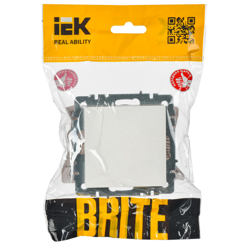 Заглушка IEK BRITE белый, изображение