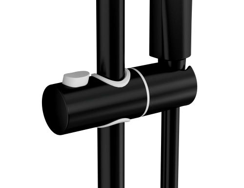 Душевой гарнитур NENO (стойка) 3 режима шланг 200 PVC черный, картинка