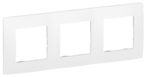 Рамка 3 поста Legrand Etika белый, изображение