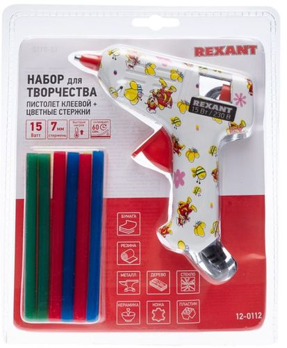 Клеевой пистолет REXANT 15 Вт, изображение