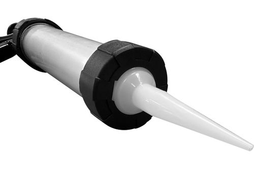 Пистолет для герметика VERTEXTOOLS, 400 мм, алюминий 9015, детальное фото
