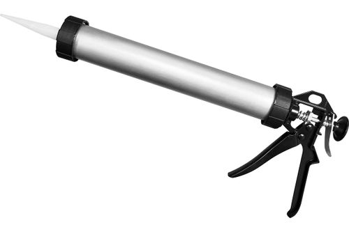 Пистолет для герметика VERTEXTOOLS, 400 мм, алюминий 9015, вид