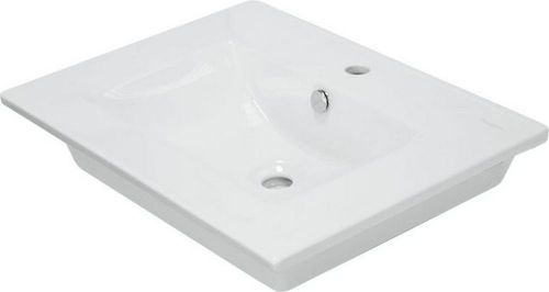Раковина накладная SANITA LUXE QUADRO QDR60SLWB01 60 см, крупный план