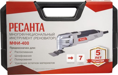 Реноватор электрический РЕСАНТА мфи-400, крупный план