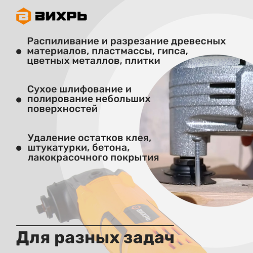 Реноватор электрический ВИХРЬ МФИ-3К 72/4/5 400 Вт, фотография