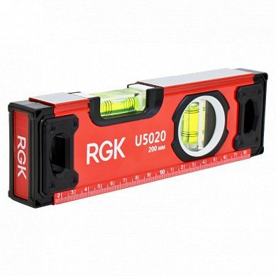 Пузырьковый уровень RGK U5020, 20 см, фотография