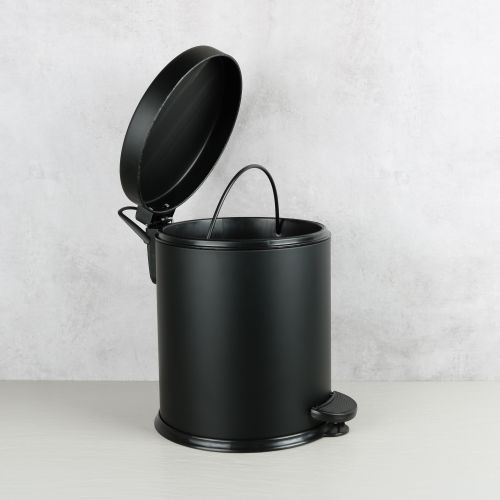 Ведро с крышкой 5 л FX-34024B черный, фотография