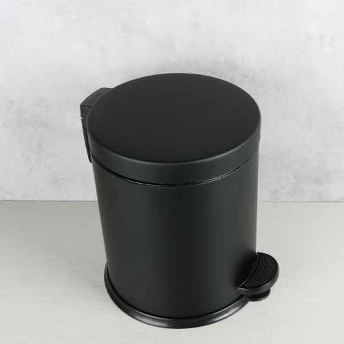 Ведро с крышкой 5 л FX-34024B черный, картинка