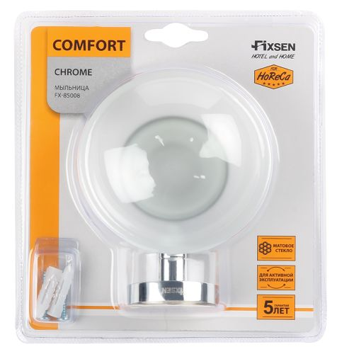 Мыльница стекло хром comfort chrome, вид