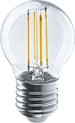 Светодиодная лампа Navigator Filament шар 1хЕ27х4 Вт холодный свет, фото
