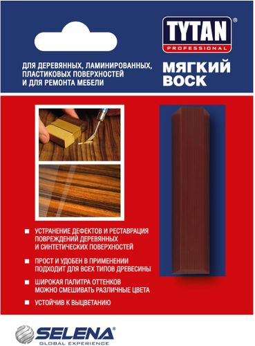 Воск TYTAN мягкий цвет 62 махагон 7,5 г, изображение