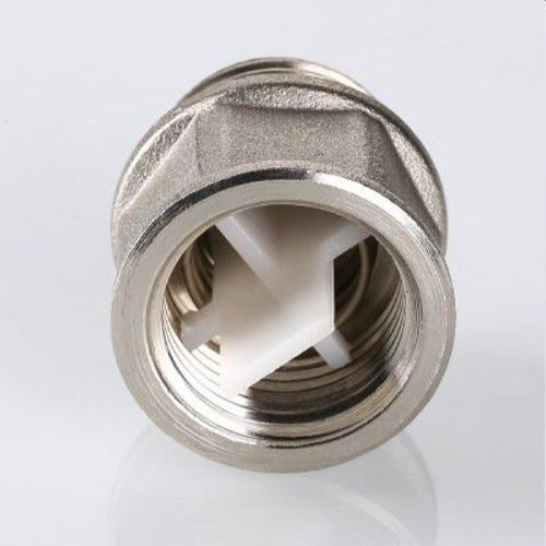 Клапан отсекающий латунь VALTEC 1/2", крупный план