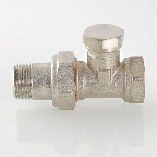 Клапан настроечный прямой латунь VALTEC 3/4", крупный план